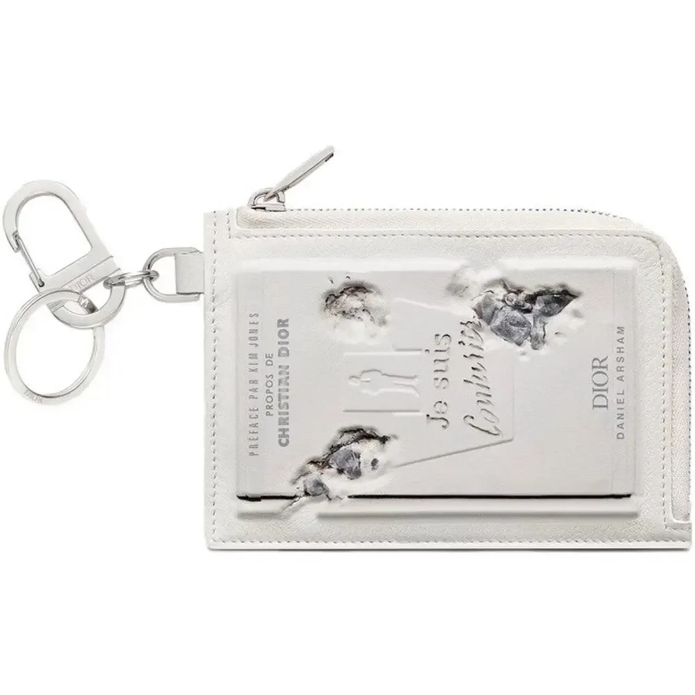 NWT Christian Dior x Daniel Arsham Eroded Keyring Zip Wallet *Limited Edition*